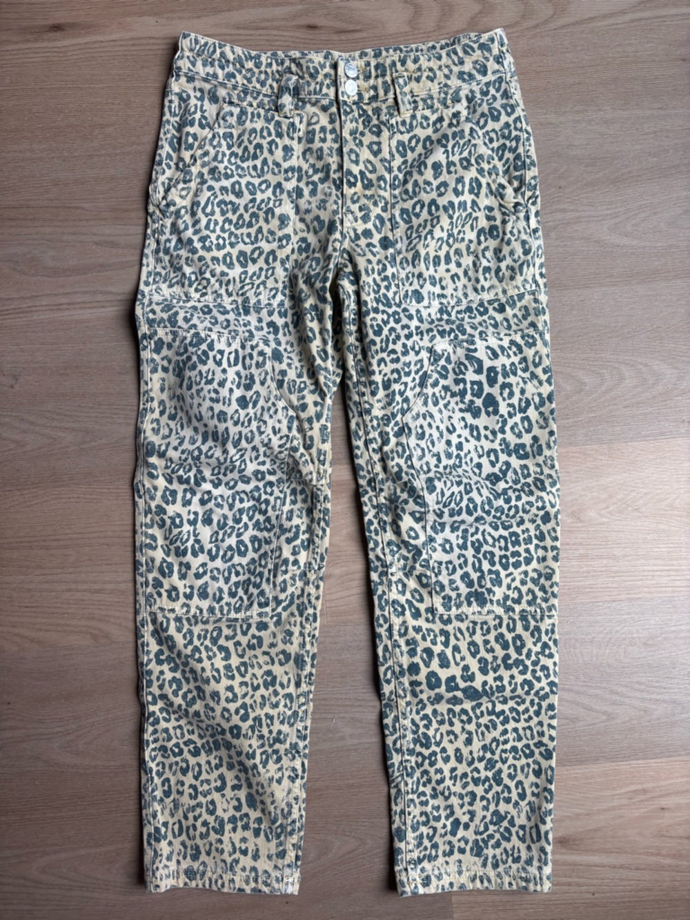 Anthropologie Pilcro The Wanderer Pant Leopard size 27